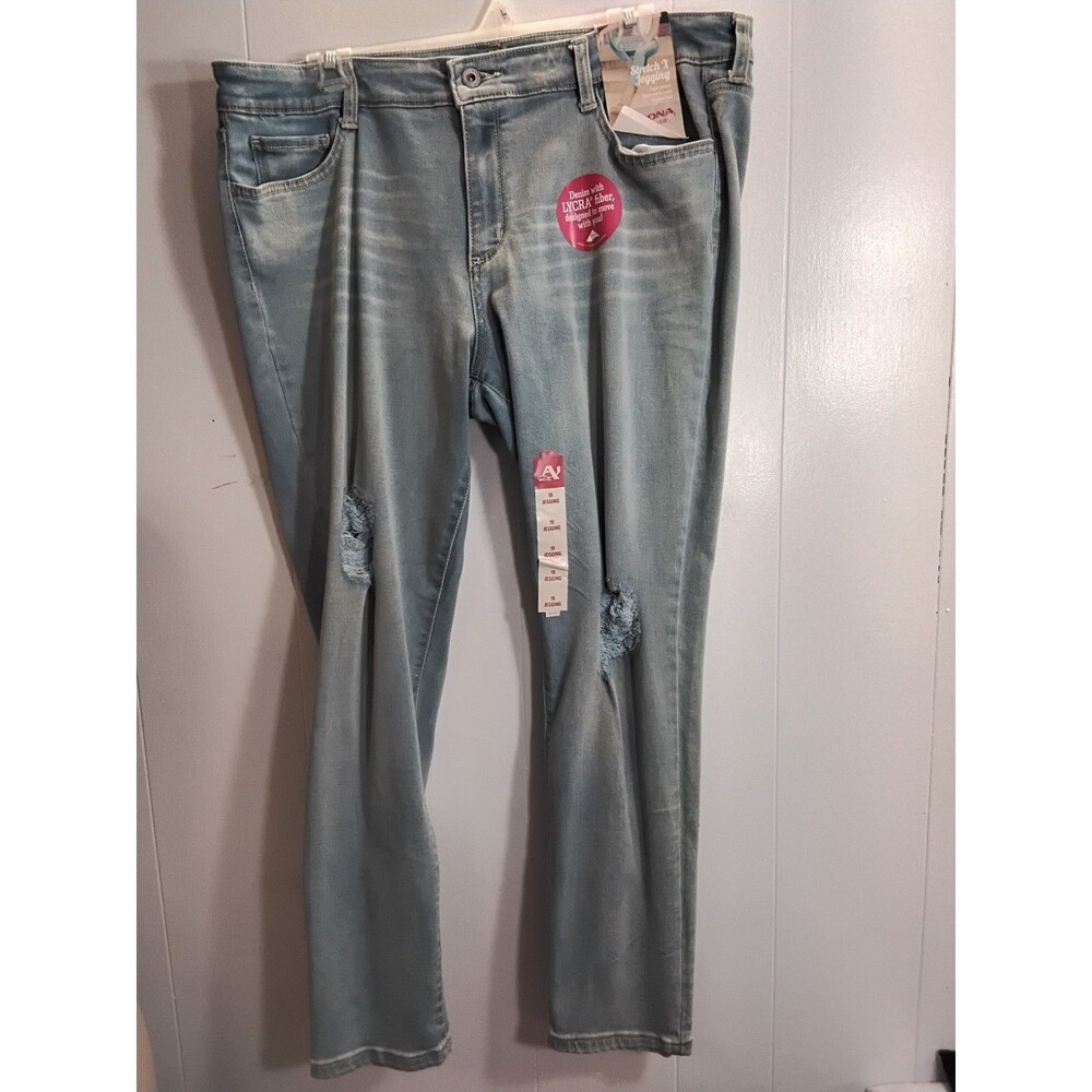 Arizona Jeans Stretch X Jegging With Lycra Fiber Size 19 NWT
